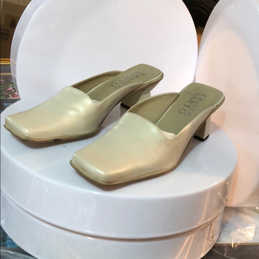 Franco Sarto Ladies Shoes Size 8 Creme
